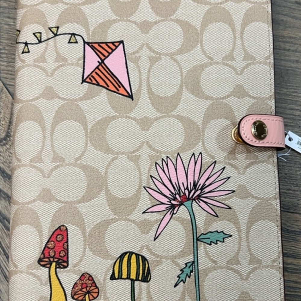 Coach Floral and Kite Patterned Notebook - Picture 3 of 6
